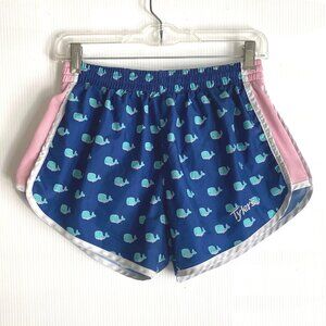 womens novelty shorts size S Tyler's‎ store whale print running track athletic